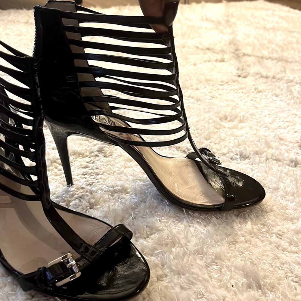 Michael Kors patent leather stiletto sandal